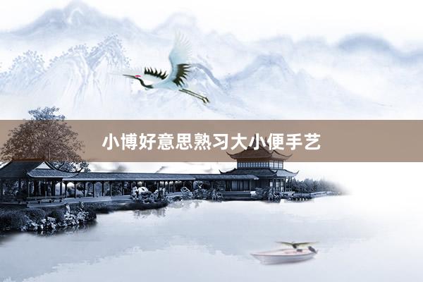 小博好意思熟习大小便手艺